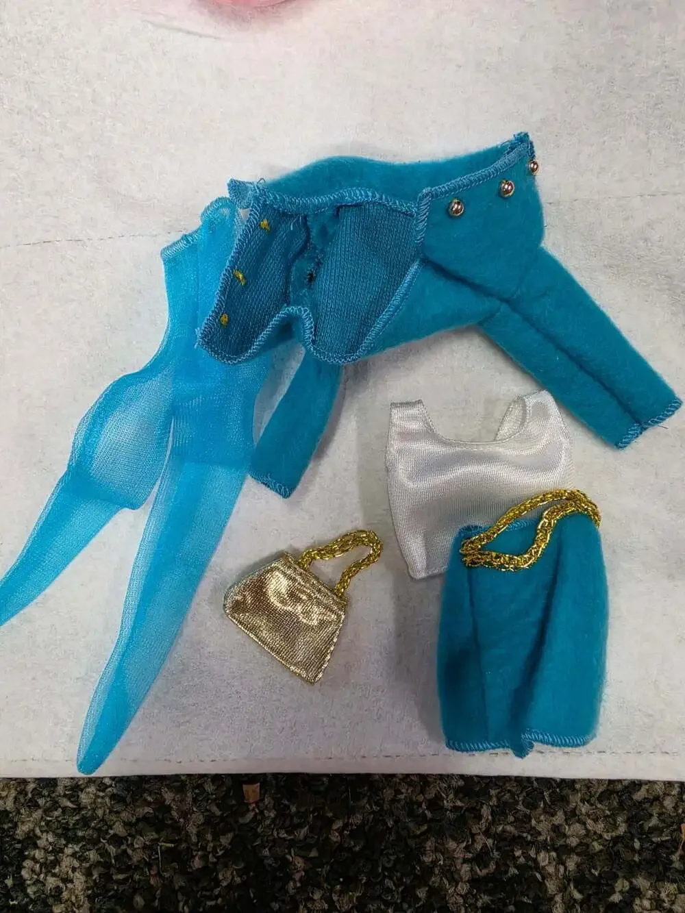 Barbie Doll Clothing Set 1998 Avon Sleep Mask Outfit